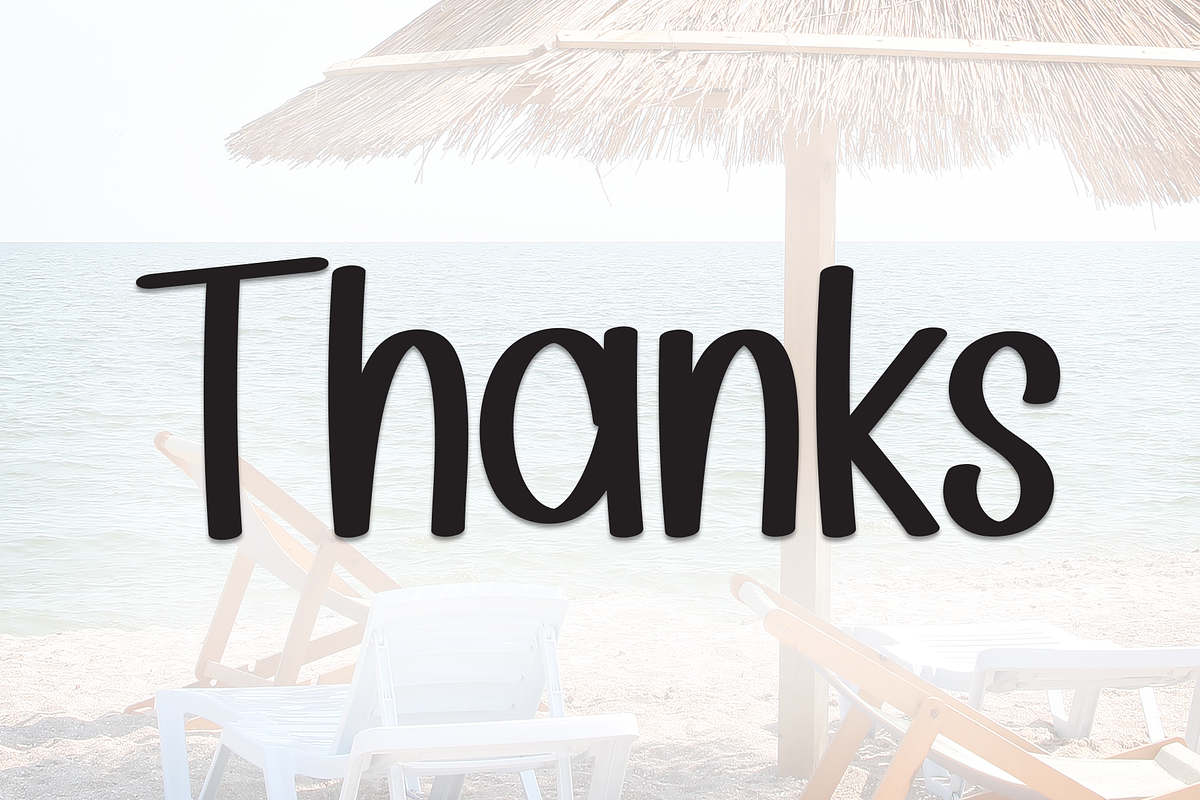 Sunday Holiday | Script Font, a Script Font by Scratchones (Photo 8 of 8)