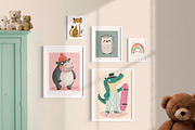 Minimalist Nursery Wall Art Gallery, a Background Graphic by Essentially Nomadic (Thumbnail 3 of 11)