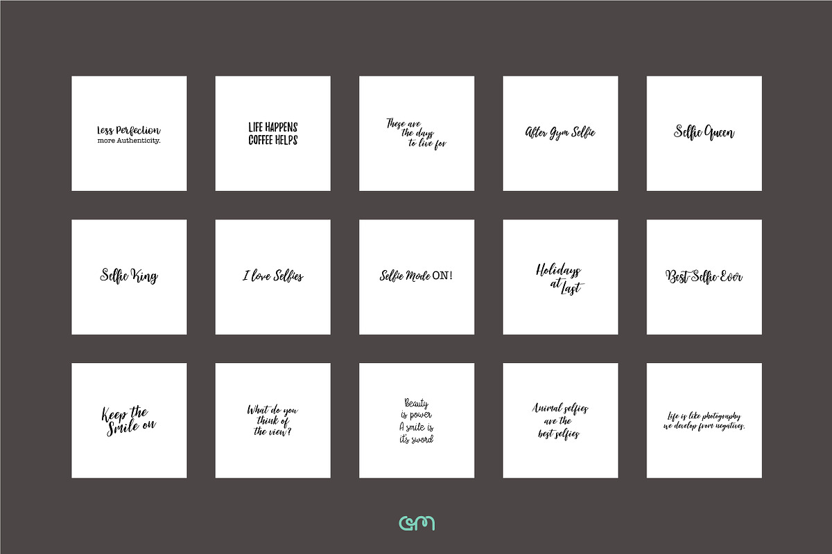 New Year Quote Bundle, a Social Media Template by AM Studio (Photo 8 of 12)