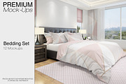 Bed Linens Bundle - 30 Mockups, an Apparel Mockup by mock-ups (Thumbnail 19 of 35)