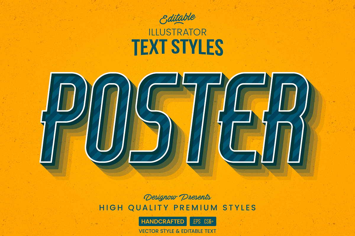 Vintage Text Style, a Layer Style Add-On by Designow Group
