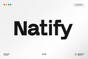 GC Natify – Bold Modern Sans, a Sans Serif Font by Glyphonic (Thumbnail 1 of 15)