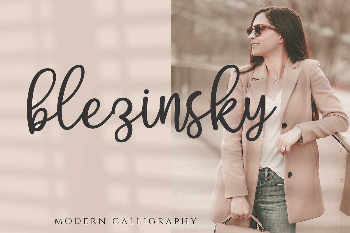 Dichigan - Modern Calligraphy Script preview 4