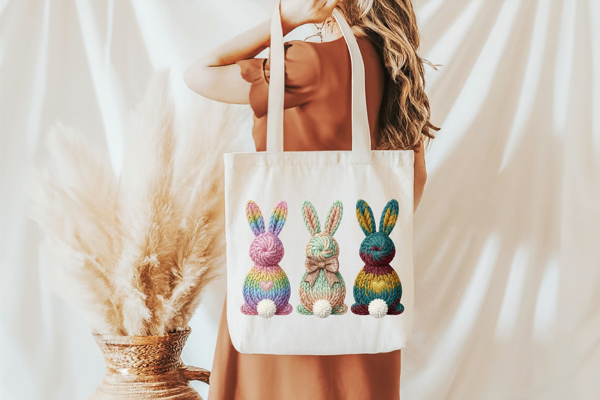 Happy Easter Bunny Png Faux Yarn Eas, an Illustration by designcity5 (Photo 6 of 9)