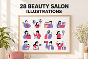 Beauty Salon Illustrations, a Person Illustration by alexdndz (Thumbnail 1 of 3)