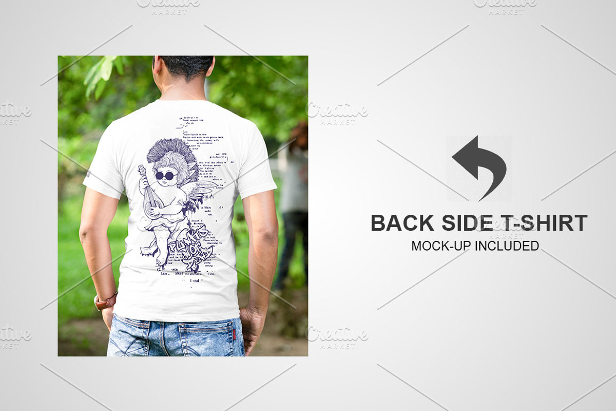 Man T-shirt Mockups, a Shirt Mockup by DESIGNAVO (Photo 3 of 4)