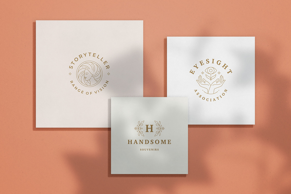 Elegant Line Logos Bundle, a Branding & Logo Template by Vasya Kobelev (Photo 2 of 9)