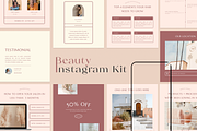 Beauty Instagram Kit | Canva, a Social Media Template by Ralony (Thumbnail 1 of 9)