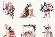 Wedding Clipart Bundle, a Person Illustration by BusyDaydesign (Thumbnail 4 of 9)