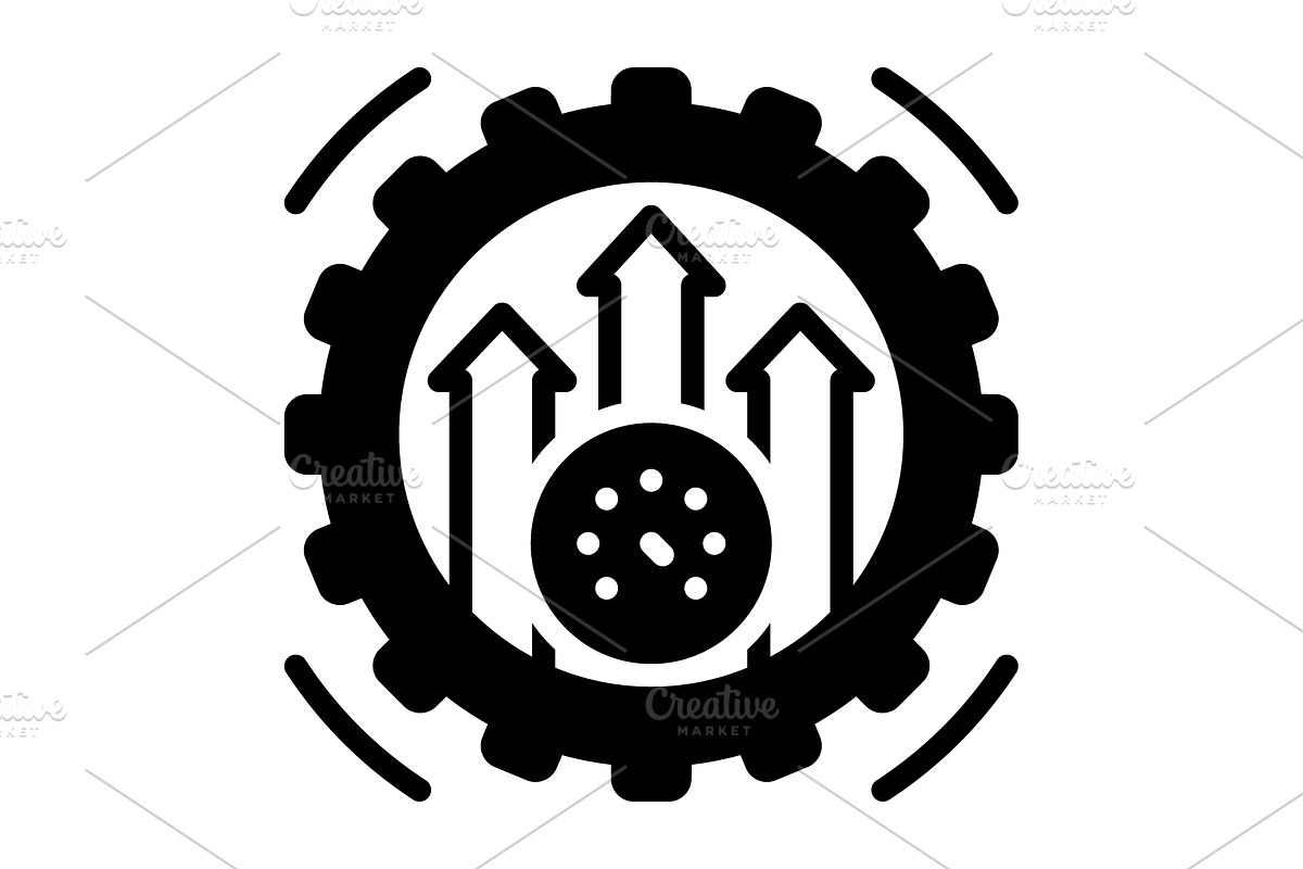 Efficiency capacity solid icon, a Solid Icon by Creative priyanka