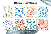 Sea Breeze. Watercolor set, a Graphic by ViсkyArtDesign (Thumbnail 8 of 8)
