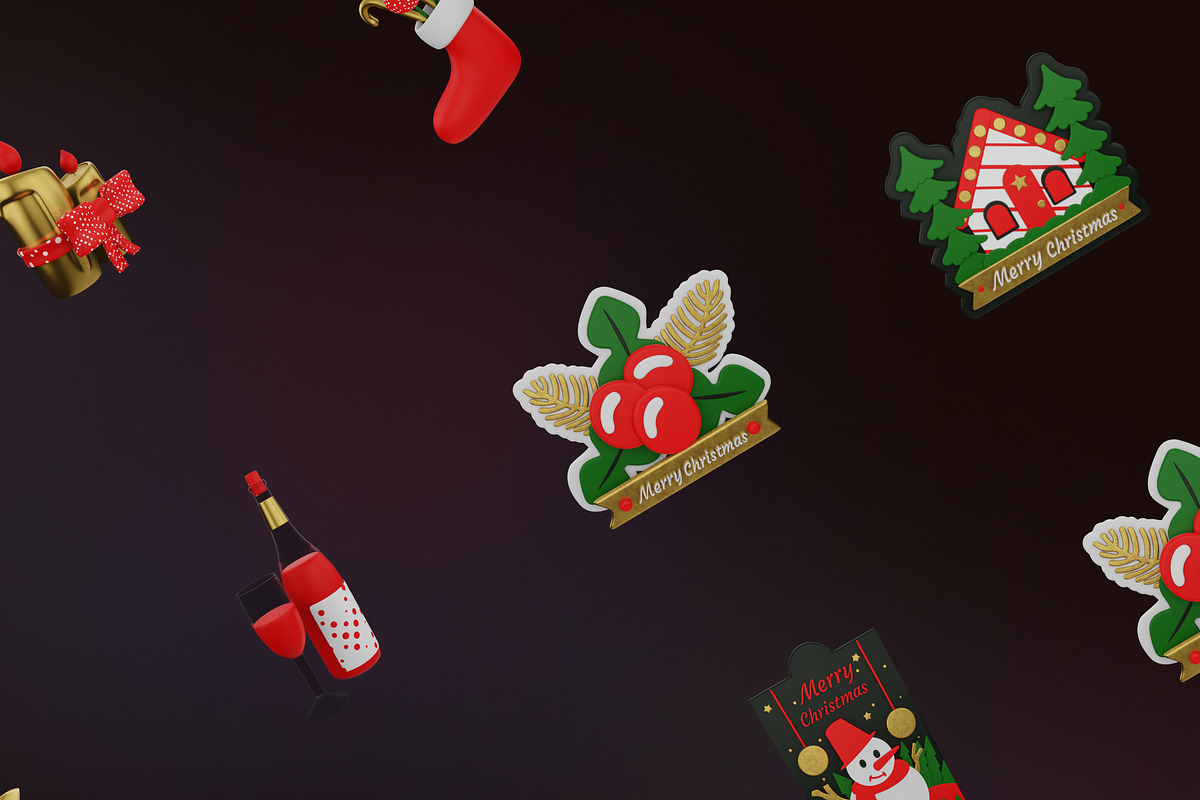 Santa – Christmas 3D Models, an Object 3D Model by Iqonic Design (Photo 5 of 6)