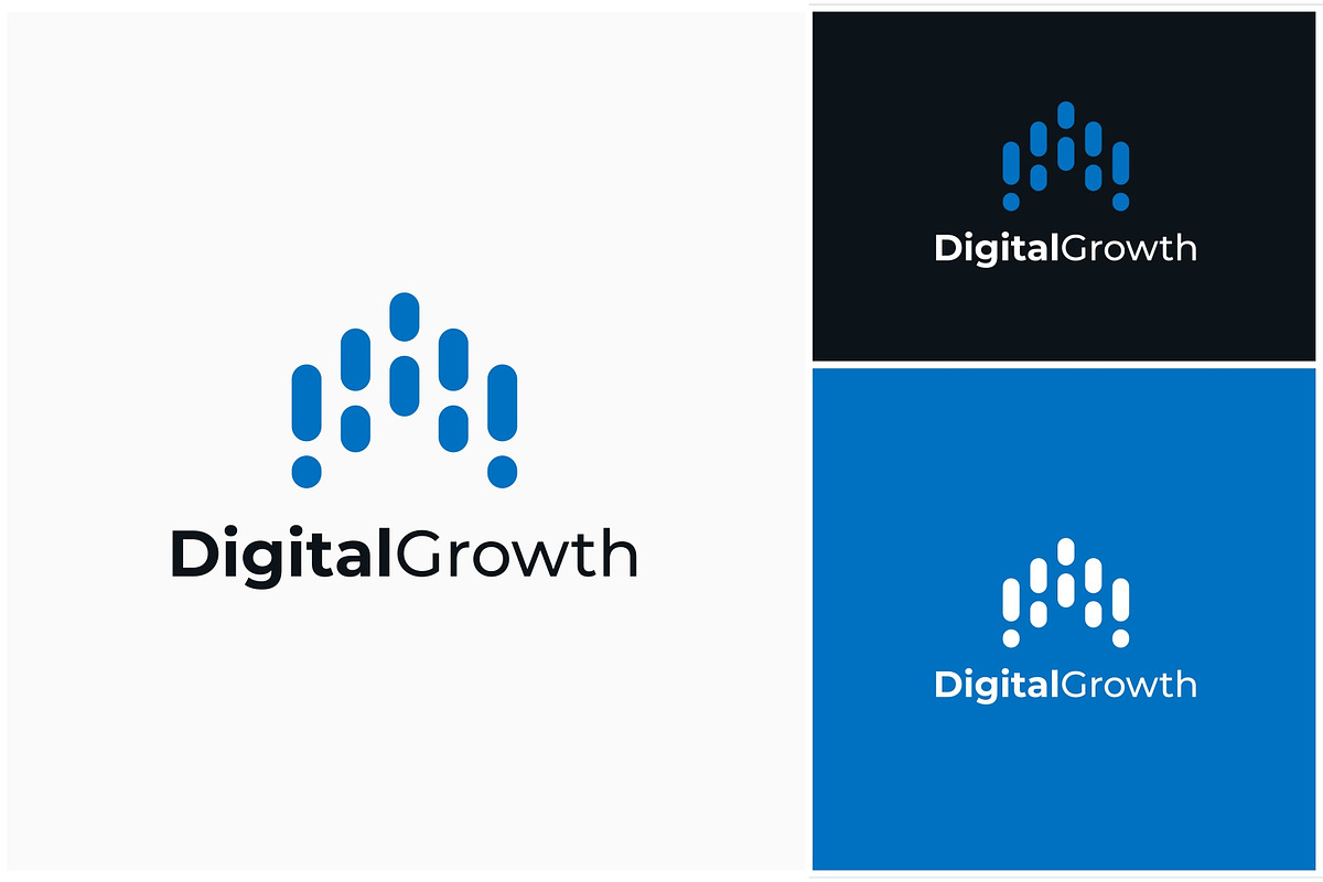 Abstract Digital Growth Tech Logo, a Branding & Logo Template by ika trisiana (Photo 1 of 2)