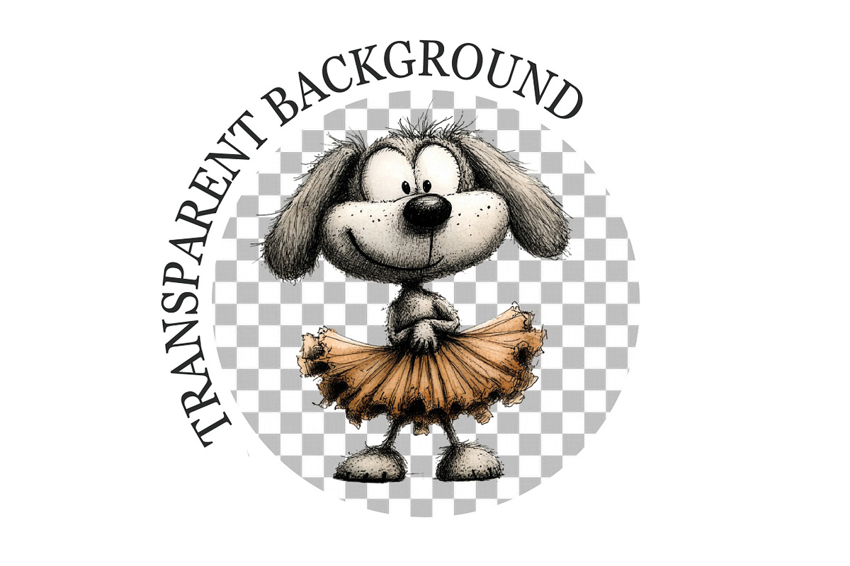 Funny Cute Dog Clipart, an Animal Illustration by Rose Art (Photo 4 of 5)