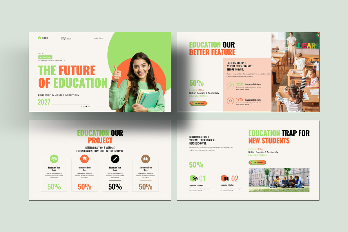 The Feature of Education Presentatio, a Presentation Template by Creative-Work (Photo 9 of 9)