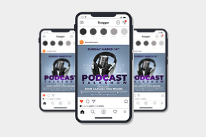 Podcast Poster, a Flyer Template by imadeDesign
