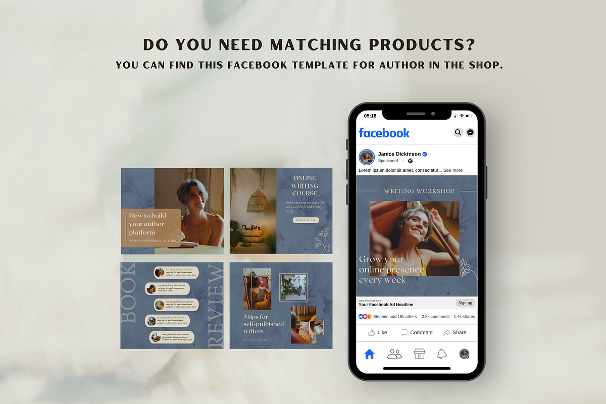 Writer instagram story template, a Social Media Template by Petite Zakka Boutique (Photo 7 of 7)