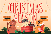 Gerabell - Condensed Christmas Serif, a Serif Font by Burntilldead (Thumbnail 3 of 12)
