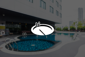 Minimalist Modern Pool Logo