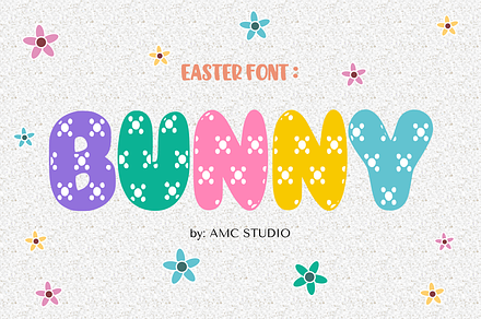 Bunny - Cute Font Types, a Font by AMC STUDIO