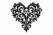 Floral Heart Silhouette Set, an Illustration by Gfx_Store (Thumbnail 17 of 21)