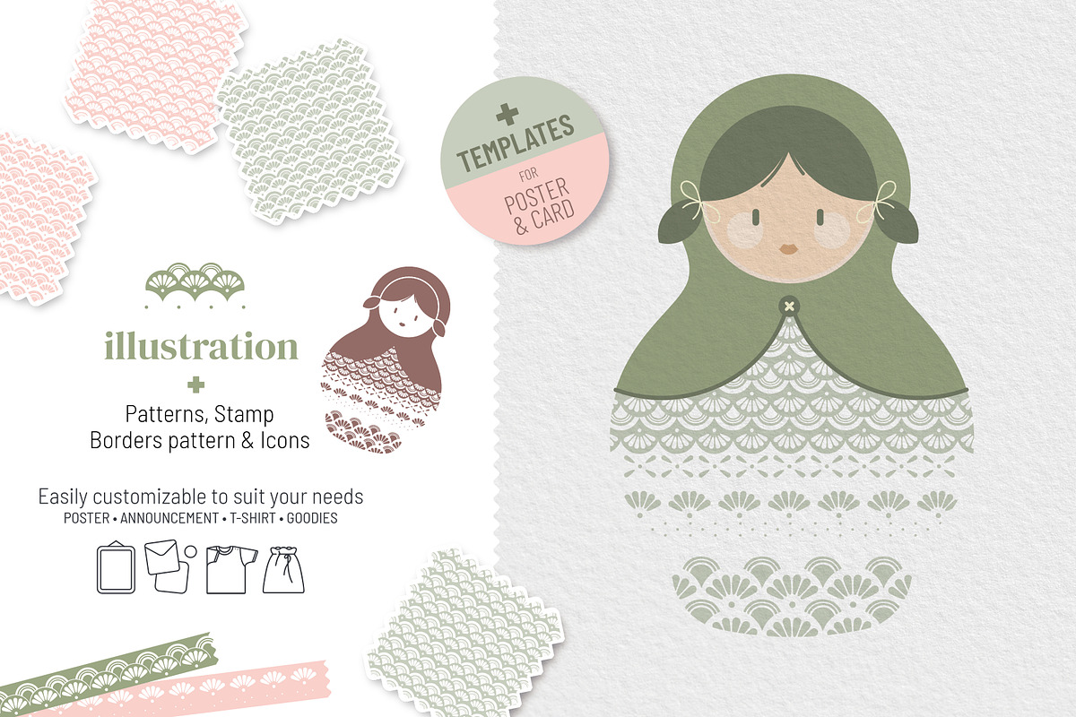 Illustration Set for Kids Designs, a Card Template by AnneCeline (Photo 1 of 7)