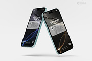 IPhone 16 Green Basic Mockup V2, an iPhone Mockup by DSNA Mockup (Thumbnail 3 of 5)