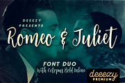 Romeo & Juliet Font Duo, a Script Font by Deeezy (Thumbnail 1 of 7)