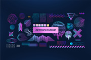Modern 3D geometric shapes, a Technology Illustration by SergeyBitos (Thumbnail 4 of 4)
