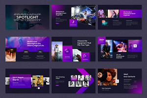 Spotlight - Music Event GoogleSlides