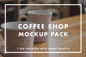 Coffee Shop Mockup Pack