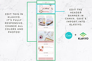 Klaviyo & Canva Template | Blush, an Email Template by Thirty One Palms Studio (Thumbnail 2 of 5)