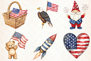 4th of July Clipart, Independence, an Illustration by Libby Wishes (Thumbnail 6 of 7)