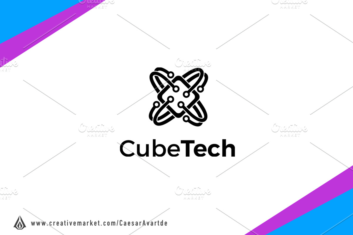 Cube Tech Logo Template, a Branding & Logo Template by Avartde Creative