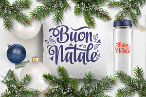 Buon Natale Svg Italian Christmas