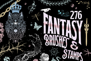 Procreate Fantasy Brushes & Stamps