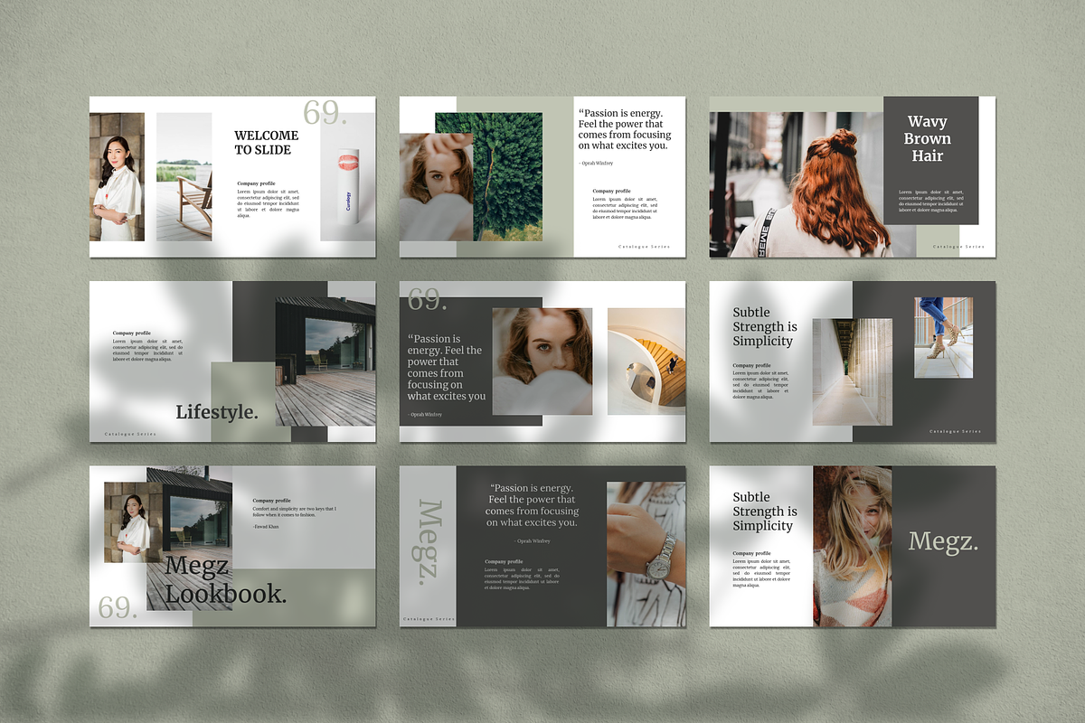 Megz Creative PowerPoint Template, a Presentation Template by uiplus (Photo 2 of 5)