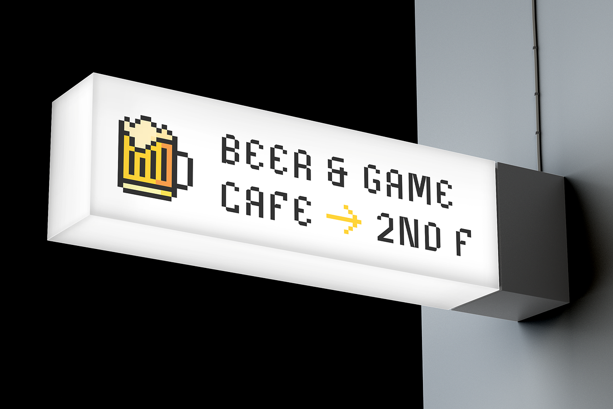Pixto - Pixel Inspired Font, a Sans Serif Font by ghozai studio (Photo 6 of 7)