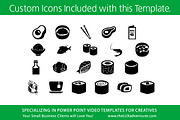 Sushi Restaurant Power Point Video, a Presentation Template by Kathy Green Design (Thumbnail 4 of 5)