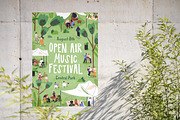 Open-air music fest posters, banner, a Background Graphic by Good Studio (Thumbnail 11 of 11)