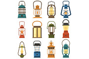 Vintage Camping Lantern Collection, an Object Graphic by Alex Krugli (Thumbnail 2 of 6)