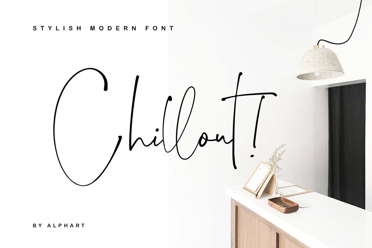 Chillout! - Stylish modern font