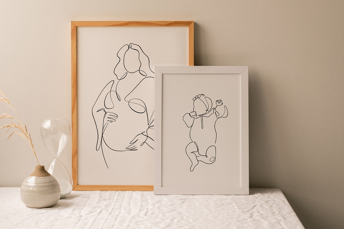 Mama - motherhood illustrations, a Person Illustration by Anna.Klets (Photo 4 of 12)