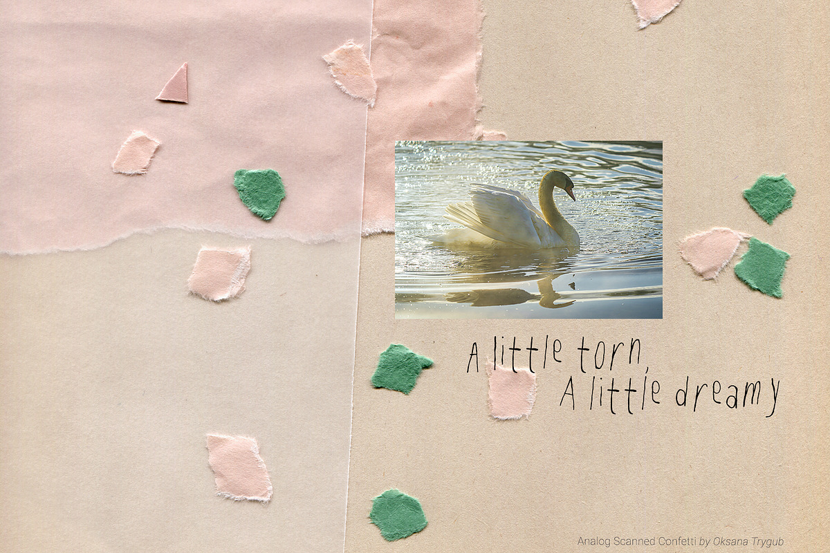 Scanned Confetti Paper Textures Pack, a Texture Graphic by Oksana Trygub (Photo 14 of 17)