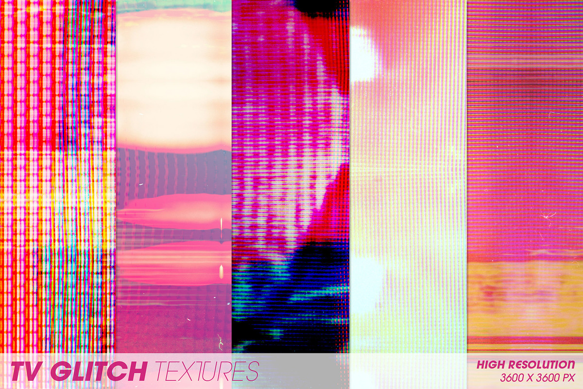 TV Glitch Textures, a Texture Graphic by LuOtero (Photo 4 of 5)
