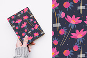 Hand drawn floral seamless patterns, a Pattern Graphic by hanifa_design (Thumbnail 2 of 10)