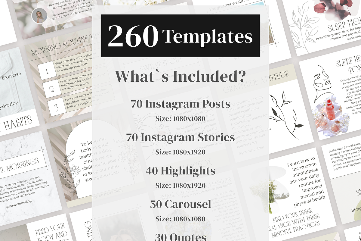 Rotiol Instagram Templates for Canva, a Social Media Template by VeliusCreativeStudio (Photo 2 of 9)