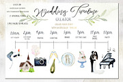 Wedding timeline map & story creator, a Food Illustration by LABFcreations (Thumbnail 4 of 26)