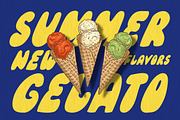 Quick Takeaway fast food fonts, a Sans Serif Font by Fat Hamster (Thumbnail 1 of 17)