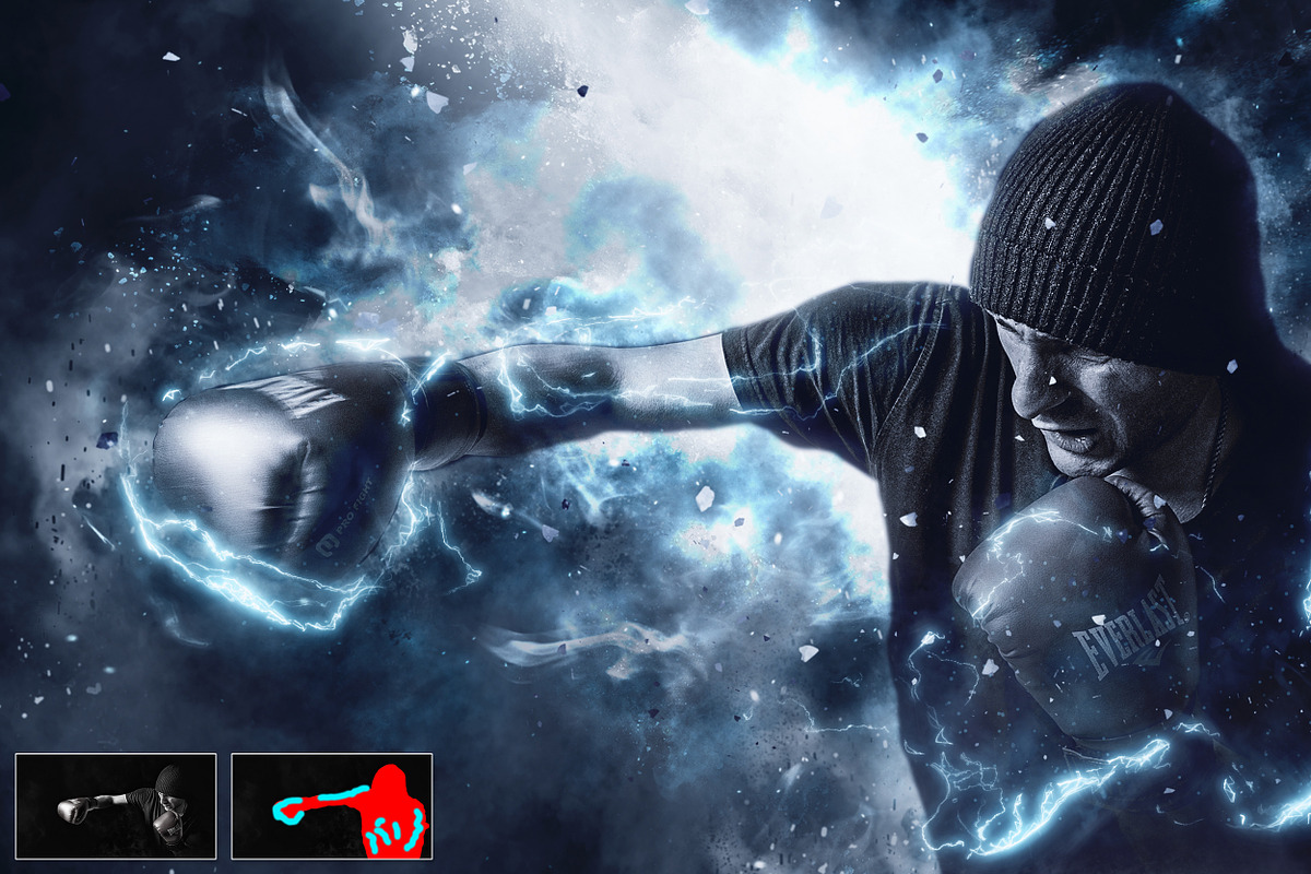 Power Explosion Photoshop Action, an Action Add-On by A R T M A R T (Photo 3 of 11)